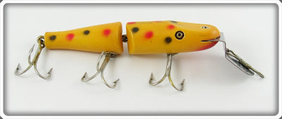 Creek Chub Yellow Spotted Deep Diving Jointed Pikie Lure 2614 Special