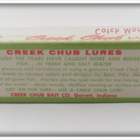 Creek Chub Dace Jointed Darter In Box 4905 Special