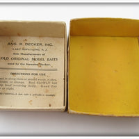 Ans B Decker White Red Head Bass Bait In Box