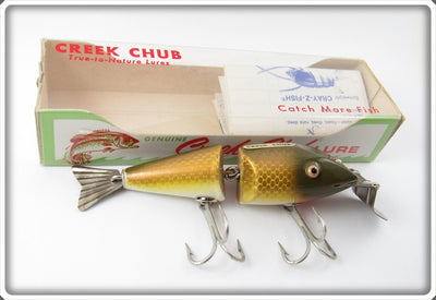 Creek Chub Golden Shiner Wigglefish Lure In Box 2404 W 