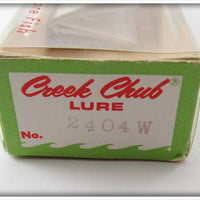 Creek Chub Golden Shiner Wigglefish In Box 2404 W