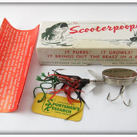 Vintage Meriden Tool Works Inc Scooterpooper Lure In Box