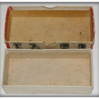 Heddon Empty Box For Red Head White Basser Spook Junior 9842
