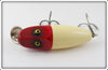 Paw Paw Lucky Lures Red & White River Runt Type In Box