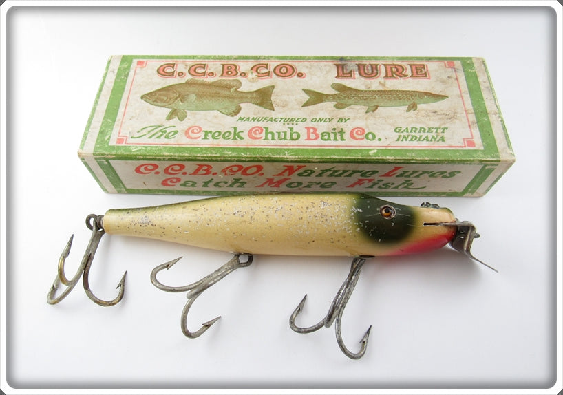 Vintage Creek Chub Silver Flash Husky Pikie Lure In Box 3218