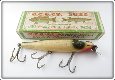Vintage Creek Chub Silver Flash Husky Pikie Lure In Box 3218