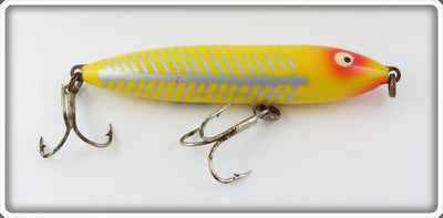 Vintage Heddon Yellow Shore Zara Spook Lure 9250 XRY