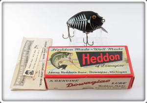 Heddon Black Shore Punkinseed Spook Lure In Box 9630 XBW