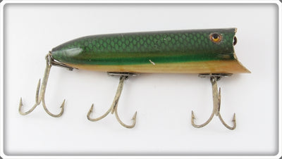 Vintage Heddon Green Scale Lucky 13 Lure 2509D 