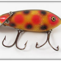 Vintage Heddon Spotted Baby Crab Wiggler Lure 1900S