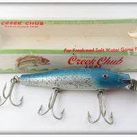 Vintage Creek Chub Blue Flash Snook Pikie Lure In Box 3434 