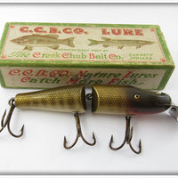 Vintage Creek Chub Pikie Scale Jointed Pikie Lure In Box 2600