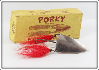 Northern Tackle Co Red Bucktail Porky In Box