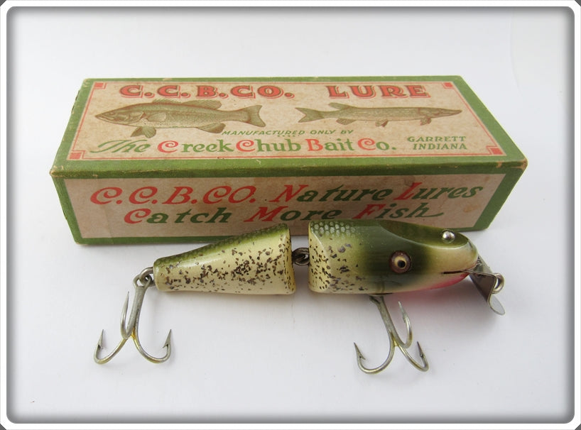 Creek Chub Silver Flash Baby Jointed Pikie Lure In Box 2718