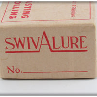 Lamothe-Stokes Mfg Co White & Red Swiv-A-Lure In Box