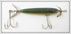 Vintage Heddon Dowagiac Blue Scale Baby Torpedo Lure 129X