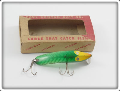 Paul Bunyan Green Transparent Dodger In Box