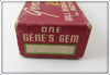 G.G. Bait Co Red Swirled Gene's Gem In Box