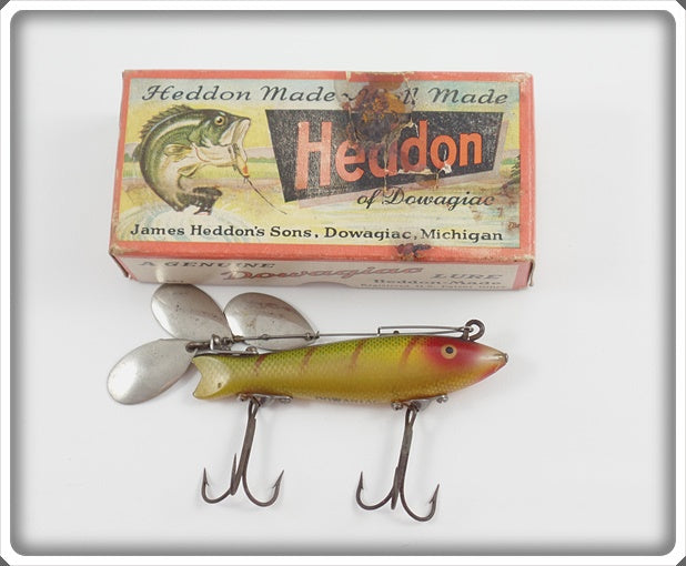 Heddon Perch Dowagiac Spook In Correct Box 9100L