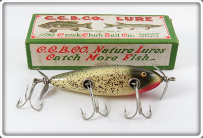 Vintage Creek Chub Day-N-Nite Injured Minnow Lure In Box 1521