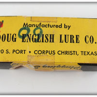 Doug English Lure Co White Black Spots Plugging Shorty In Box 607AX