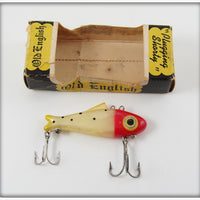 Doug English Lure Co White Black Spots Plugging Shorty In Box 607 AX