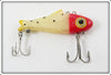 Doug English Lure Co White Black Spots Plugging Shorty In Box 607AX