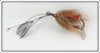Vintage Shakespeare Red Weedless Flutter Fly Lure 6196