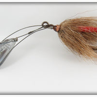 Vintage Shakespeare Red Weedless Flutter Fly Lure 6196