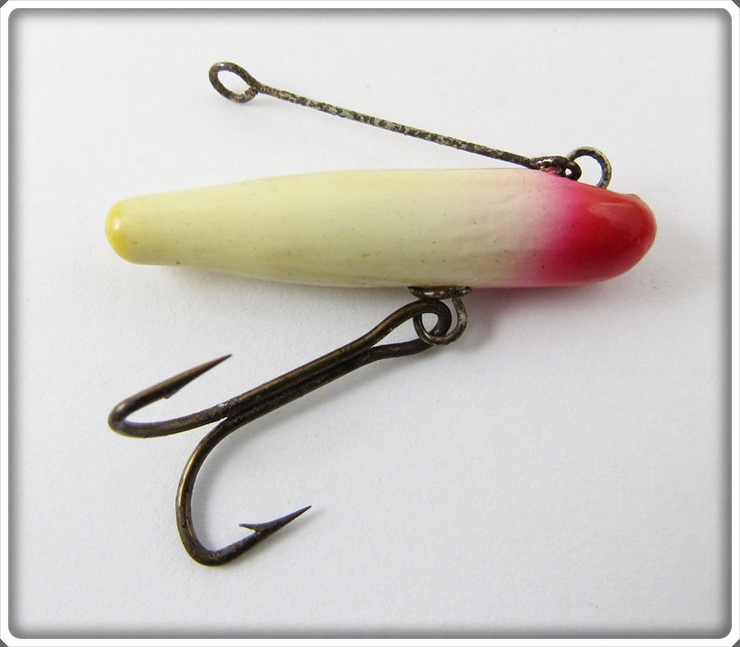 Vintage Creek Chub Red Head White Fly Rod Pikie Lure 1302