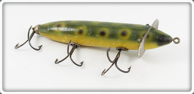 Vintage Heddon Frog Spot With Mustache 200 Surface Lure 209B