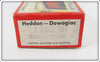 Heddon Red Head White Weedless Widow Jr Empty Box