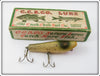 Vintage Creek Chub Silver Flash Skipper In Box 4618