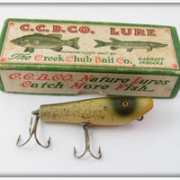 Vintage Creek Chub Silver Flash Skipper In Box 4618