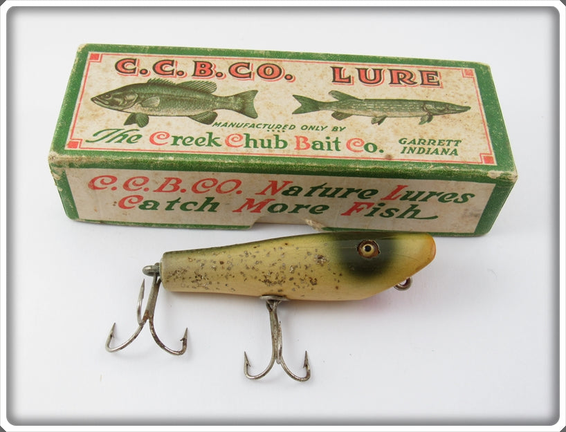 Vintage Creek Chub Silver Flash Skipper In Box 4618