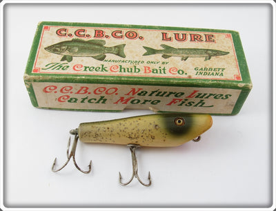Vintage Creek Chub Silver Flash Skipper In Box 4618