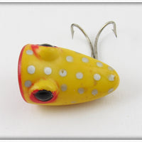 Brook's Yellow Silver Spotted Frog Popper