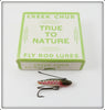 Vintage Creek Chub Redside Fly Rod Pikie Lure In Box 1205