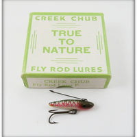 Vintage Creek Chub Redside Fly Rod Pikie Lure In Box 1205