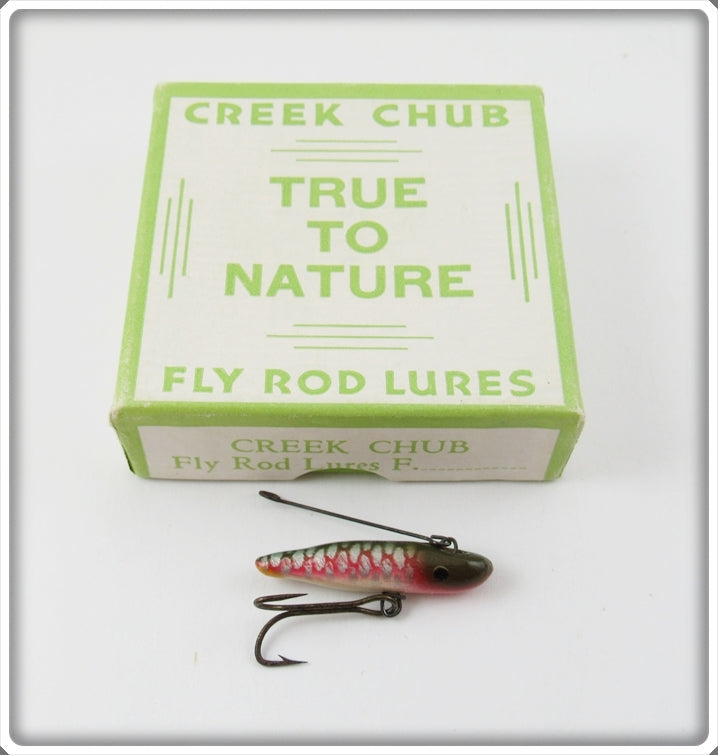Vintage Creek Chub Redside Fly Rod Pikie Lure In Box 1205