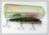Vintage Creek Chub Frog Spot Husky Pikie Lure In Box 2319 W