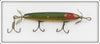 Vintage Heddon Green Scale Torpedo Lure 139D