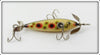 Pflueger White Green & Red Spots Neverfail Minnow lure 3169 