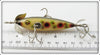 Pflueger White Green & Red Spots Neverfail Minnow