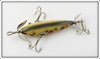 Pflueger White Green & Red Spots Neverfail Minnow