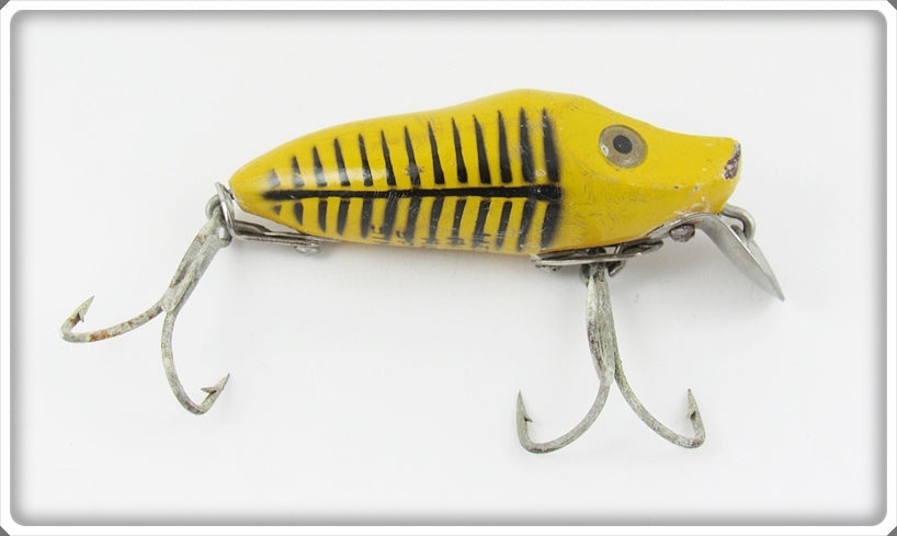 Heddon Yellow Black Bone River Runt Spook Sinker Lure 9119YXB