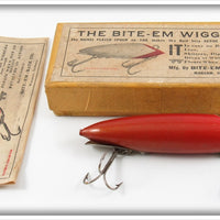 Vintage Bite Em Bate Co The Bite Em Wiggler In Box With Paper