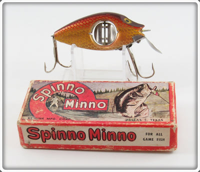 Uniline Mfg Corp Goldfish Scale Spinno Minno Lure In Box 