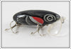 Arbogast Seein's Believin' Clear Plastic Lip Red Wing Blackbird Jitterbug In Box
