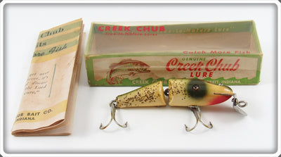 Creek Chub Silver Flash Jointed Baby Pikie Lure In Box